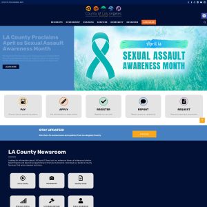 LA County Government Launches New Website to Serve Citizens Better