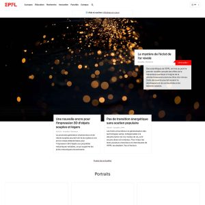 EPFL Website: A Gateway to Excellence and Innovation