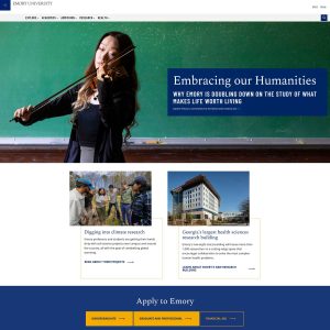 Emory University Launches New and Improved Website, Focusing on User Experience