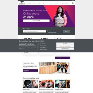 Warwick University Launches New Website to Enhance User Experience