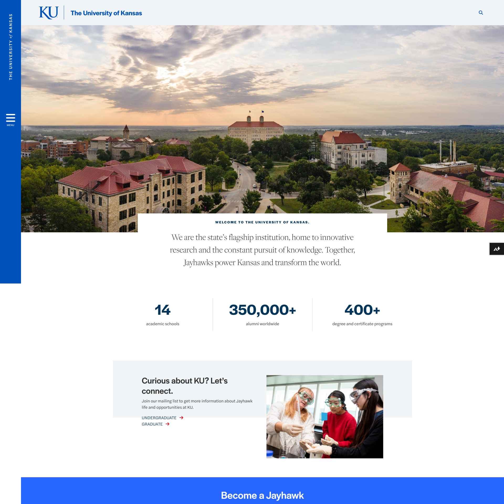 University of Kansas’ Website Enhances Online Learning Experience