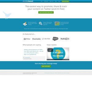 Introducing Clicktotweet.com: A Revolutionary Social Media Tool for Easier Tweet Sharing