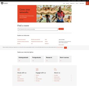 University of Sydney’s Website Offers Comprehensive Online Platform for Students and Researchers