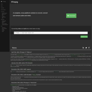 FFmpeg.org: A Powerful and Versatile Media Encoding Solution
