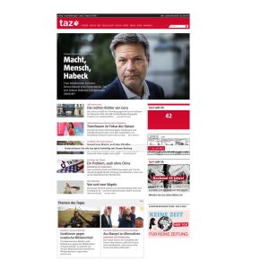 Taz.de: A Leading German News Website with a Unique Edge