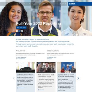 BASF Website Redefining Industry Standards