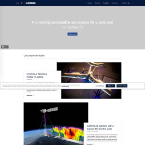 Airbus Launches Updated Website to Enhance User Experience