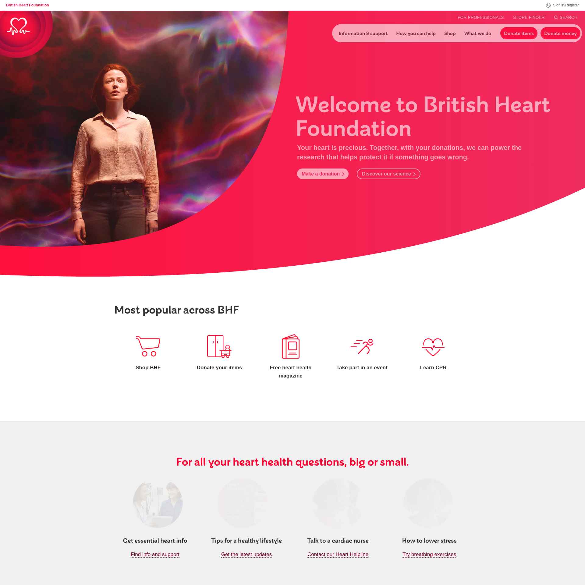 British Heart Foundation Launches New Website to Promote Heart Health