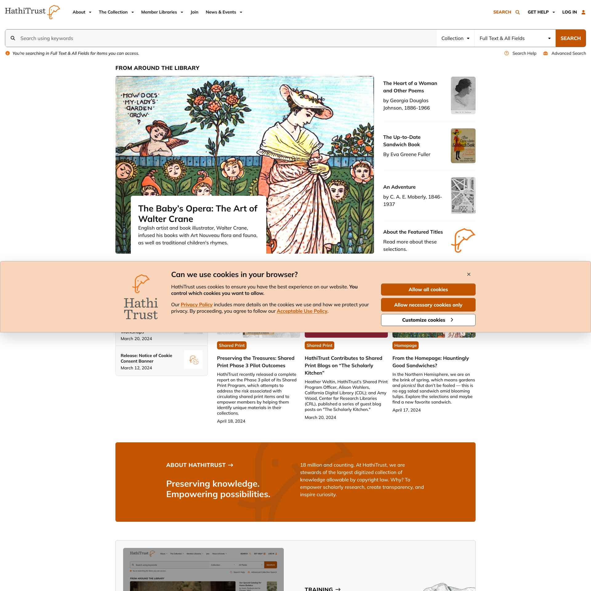 HathiTrust.org: Empowering Access to a Wealth of Knowledge