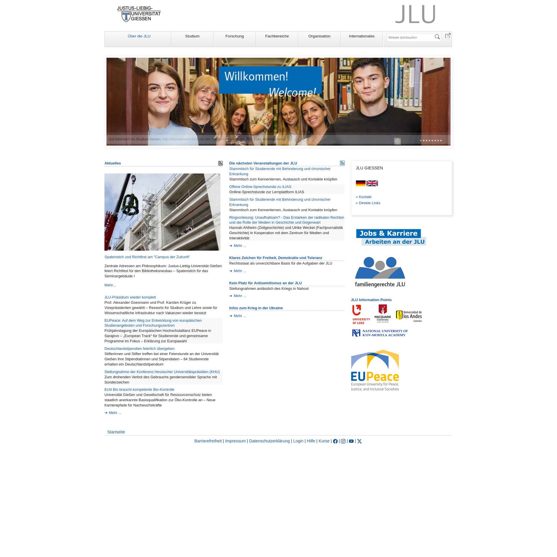 ‘Website of Giessen University Goes the Extra Mile for Student Support’