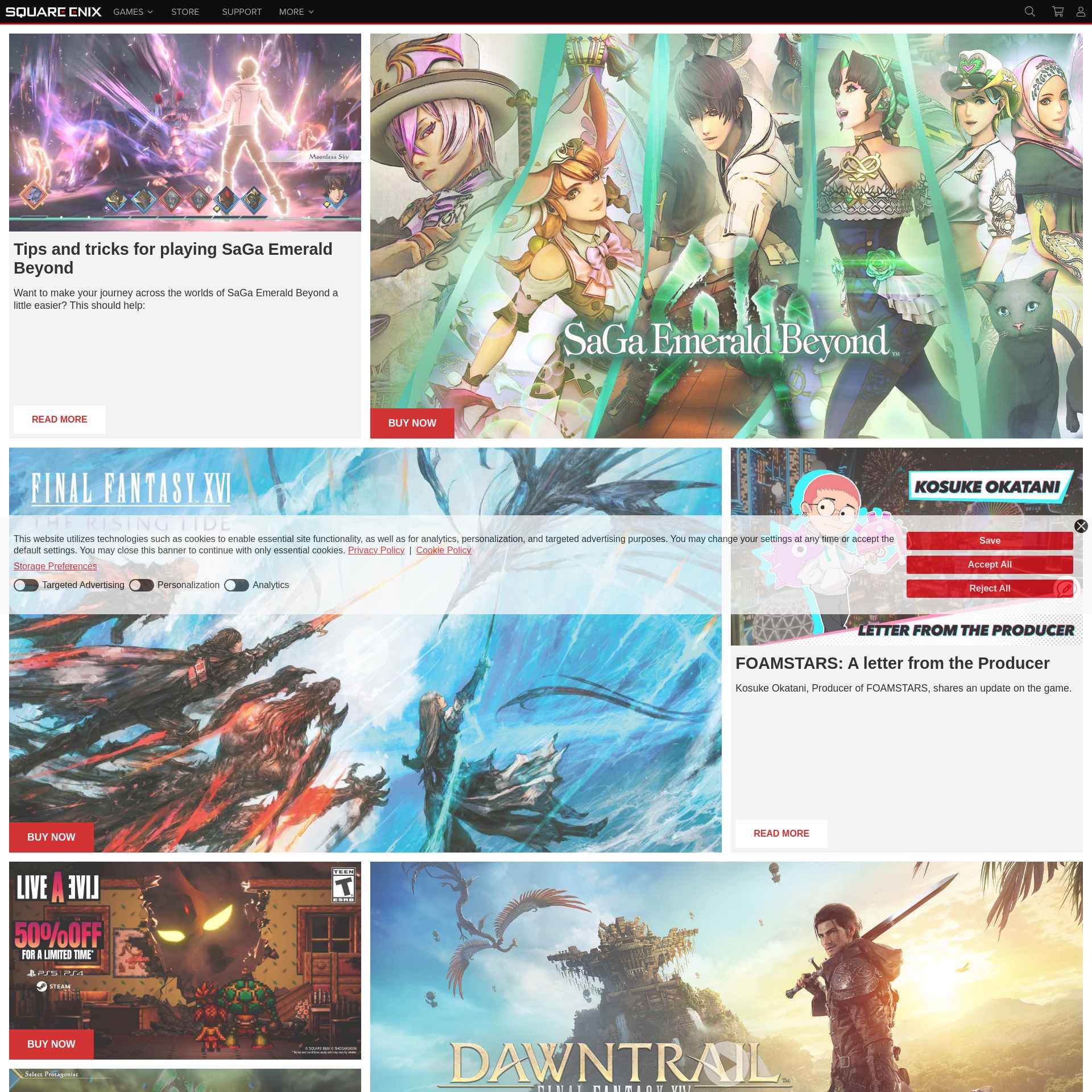 Square Enix Games Website: The Ultimate Hub for Gaming Enthusiasts