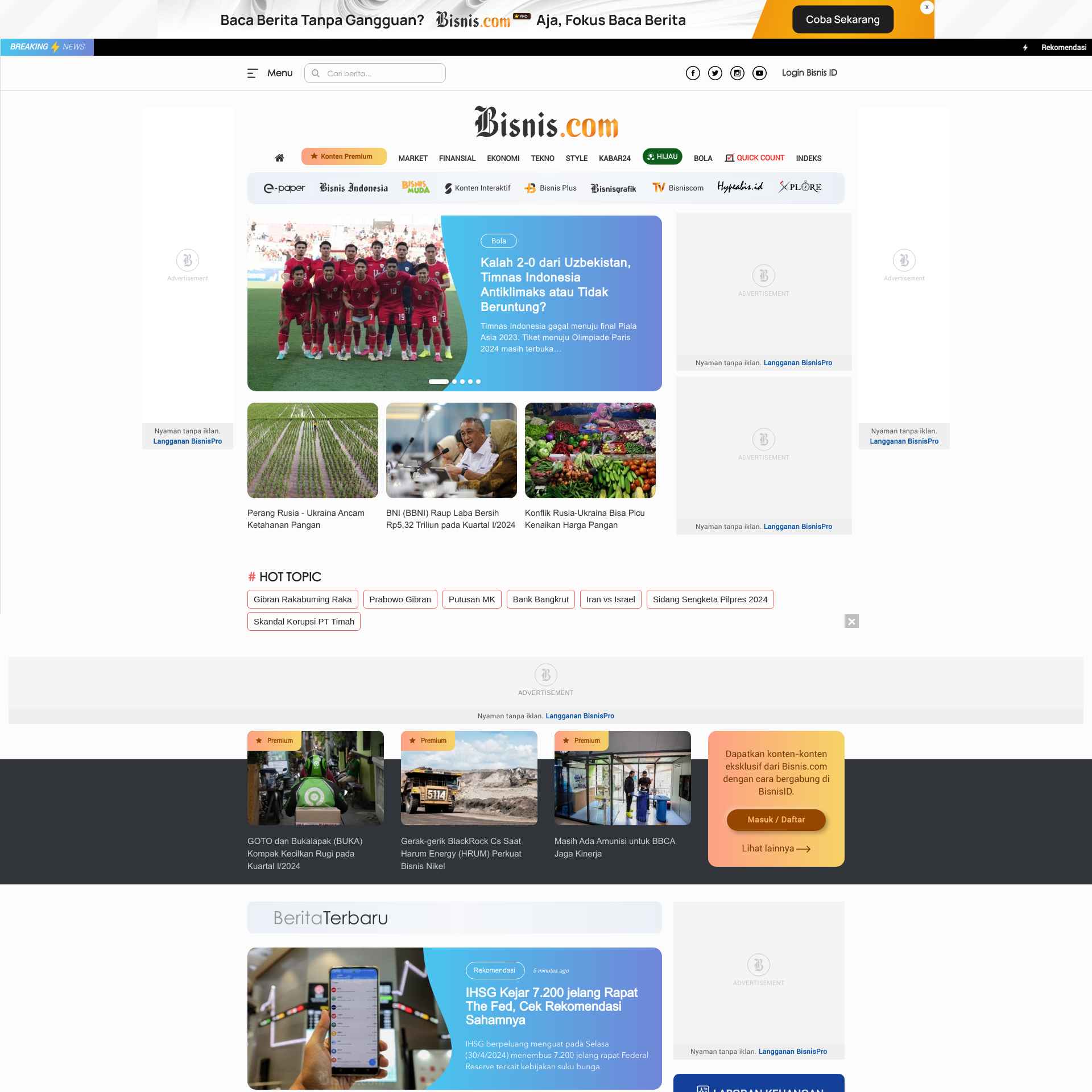 Bisnis.com Emerges as Leading Indonesian Business News Website