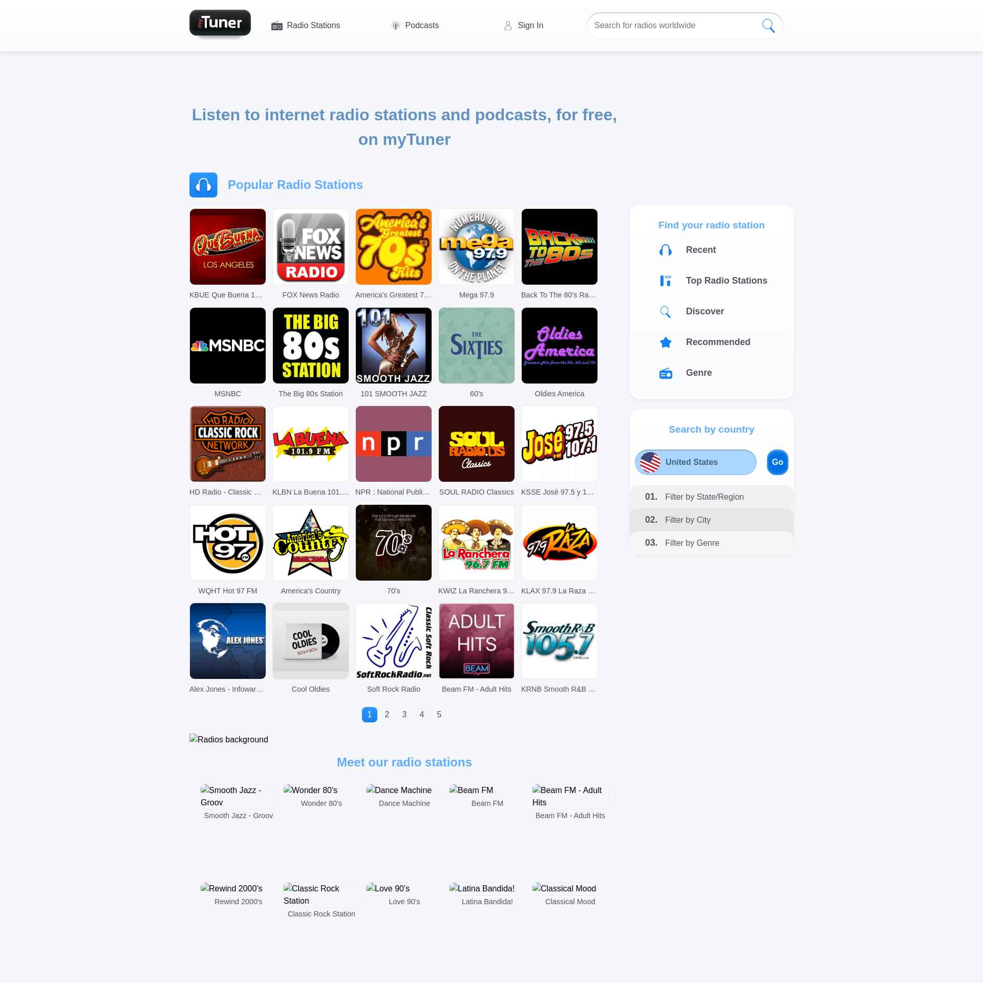 MyTuner-Radio.com: Your One-Stop Destination for Music and Podcasts