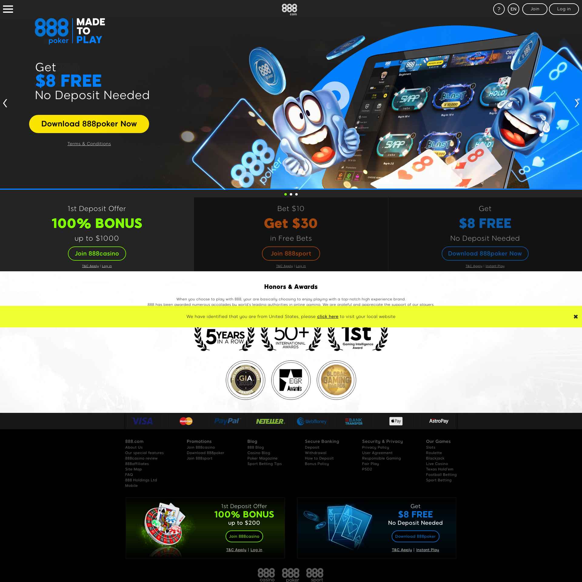 Unveiling the Thrills of 888.com: A Dominant Player in the Online Gambling Industry