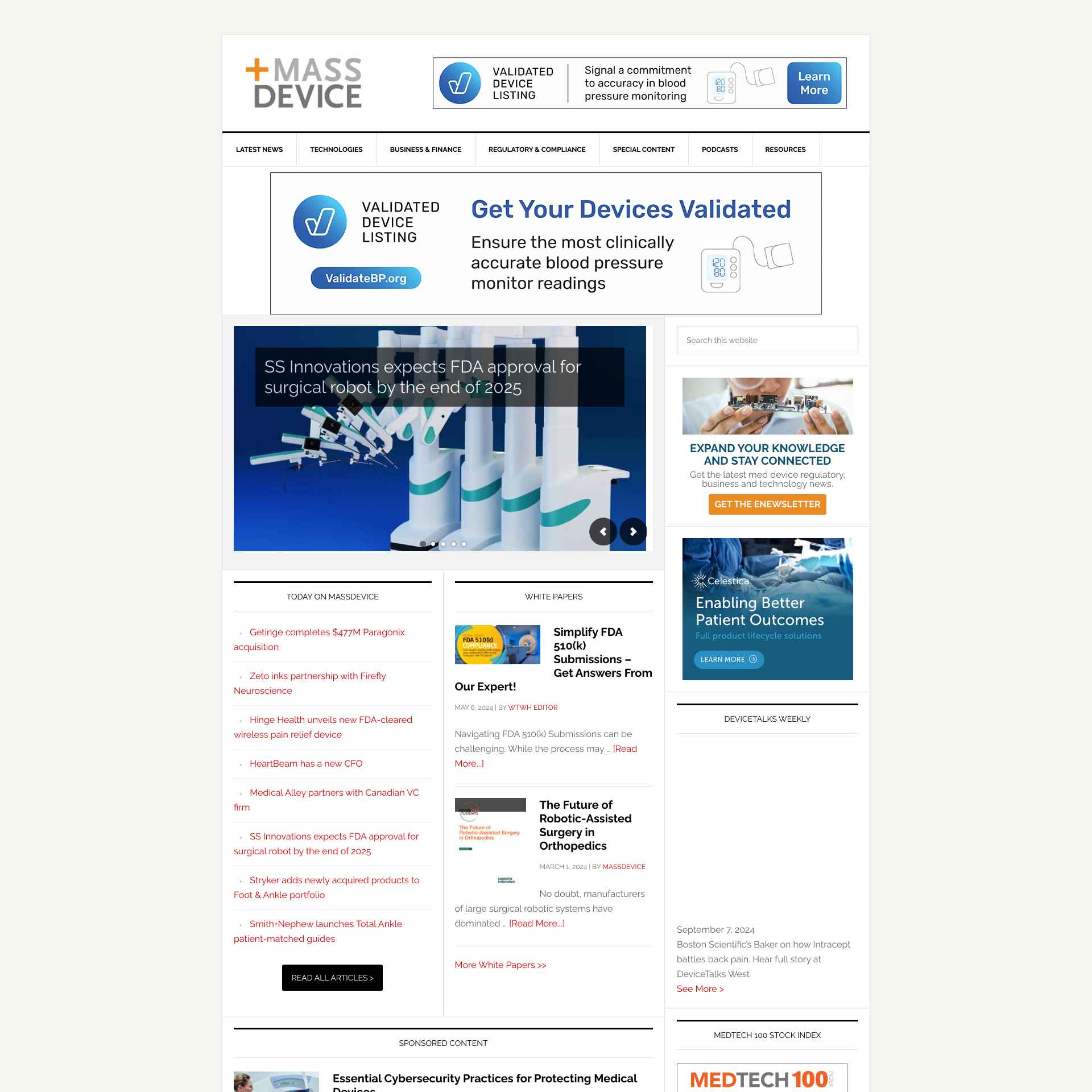 **MassDevice: A Leading Resource in Medical Device News and Insights**