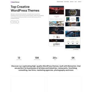 ### MatchThemes: Revolutionizing the World of WordPress Themes