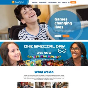 **Charity Website SpecialEffect Empowers Gamers with Innovation**