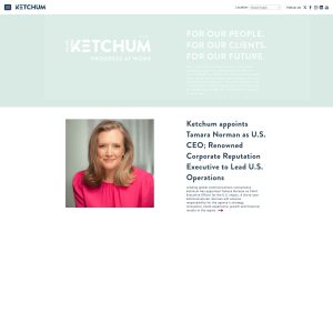 **Ketchum Launches Revamped Website to Enhance Client Engagement**