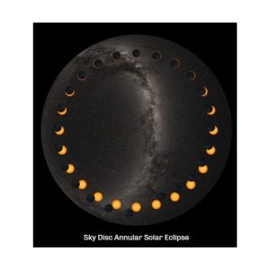 Astrial Annular Solar Eclipse Captivates Stargazers with Sega Toys Planetarium Disc