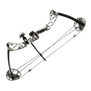 Experience Precision and Power: The Poe Lang Rex 15-55 lb 28″ Skull Camo Pulley Bow