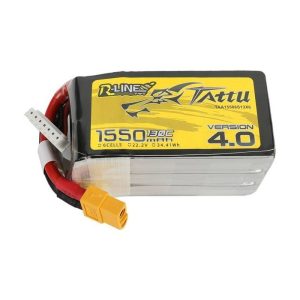 Tattu R-Line 4.0 1550mAh 22.2V 130C 6S1P XT60 Battery: Still Leading the Pack for High-Performance FPV Racing