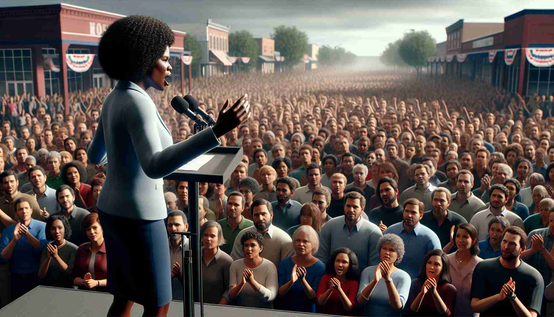 Michelle Obama Energizes Crowd in Norristown