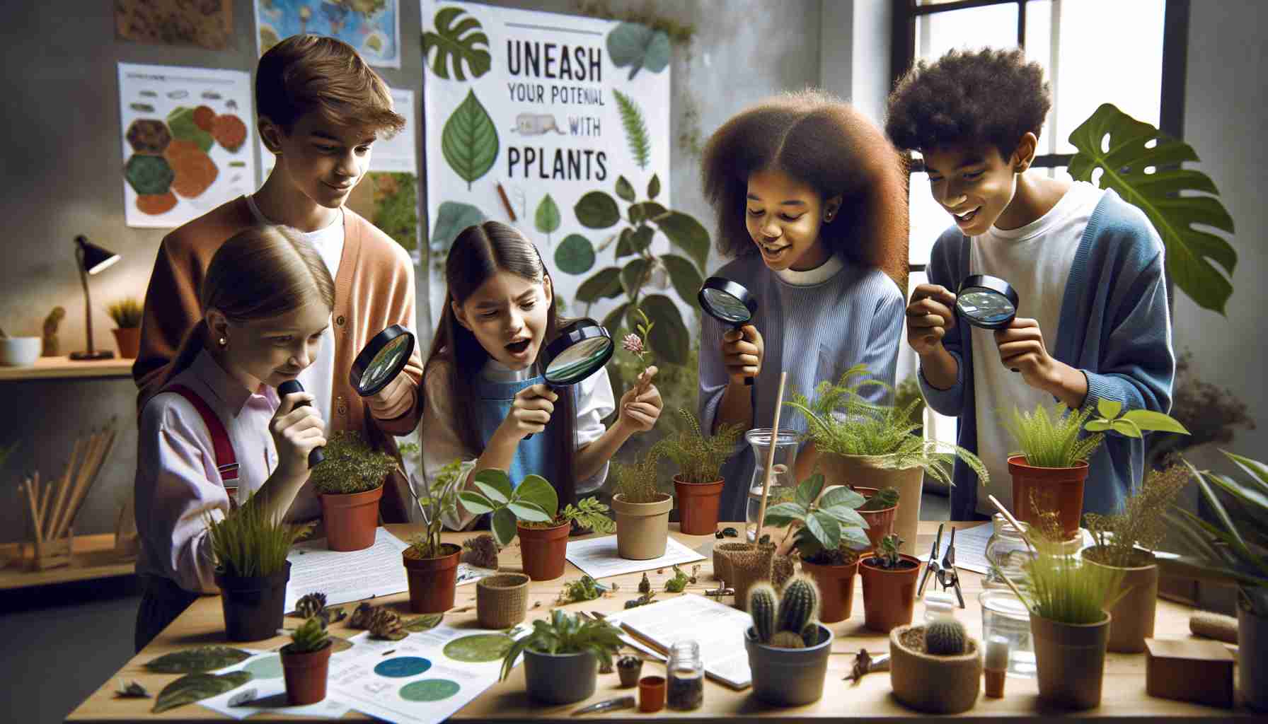 Students Discover the Green World! Unleash Your Potential with Plants