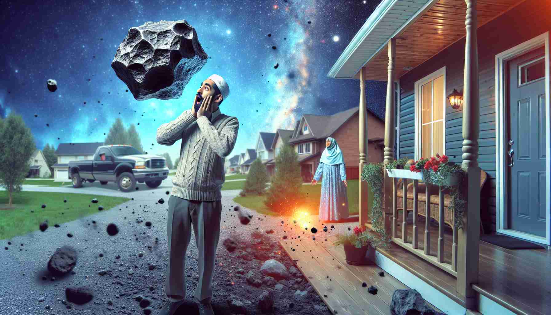 A Close Encounter with Space! This Canadian Man Had a Meteorite Crash Down on His Porch