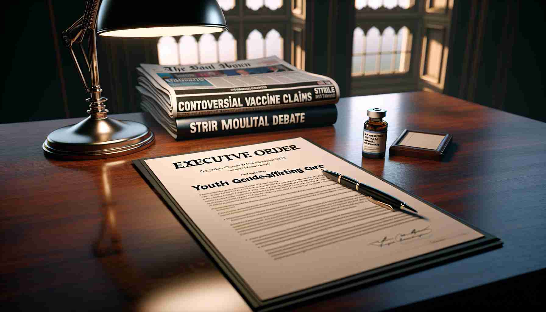 Shocking Executive Order Targets Youth Gender-Affirming Care Amidst Controversial Vaccine Claims