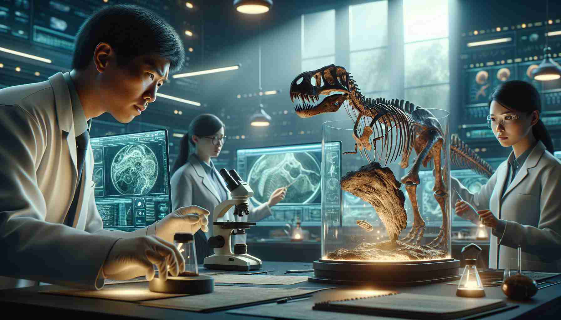 Ancient Secrets Revealed: Scientists Uncover Collagen in Dinosaur Fossil