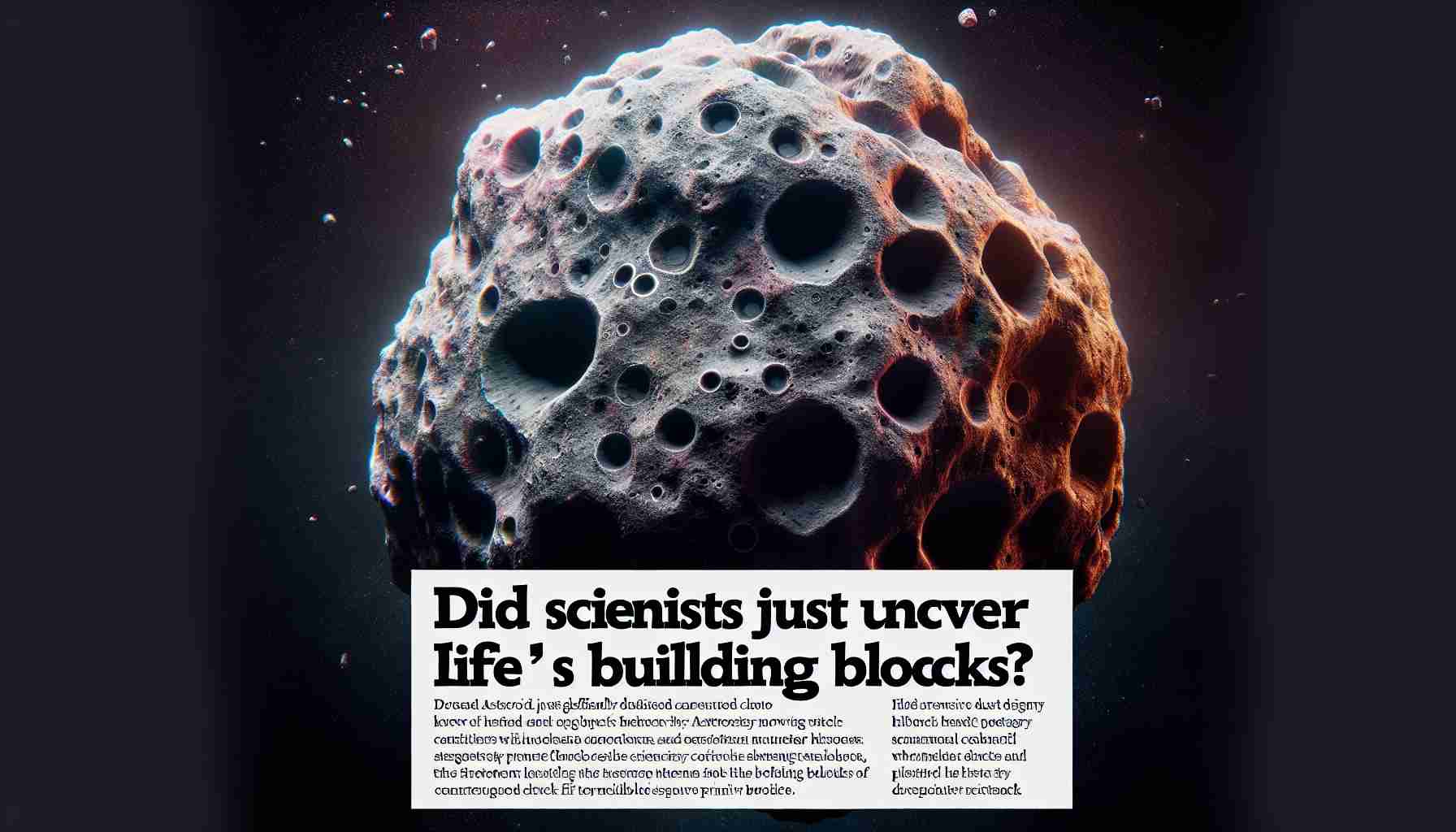 Asteroid Treasure: Did Scientists Just Uncover Life’s Building Blocks?