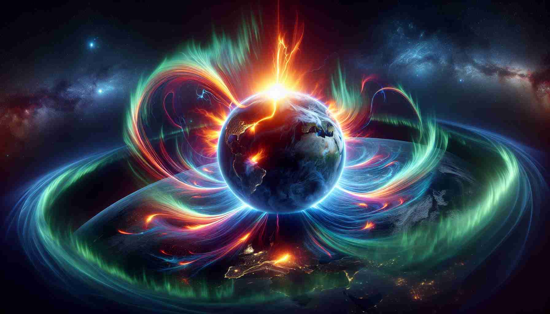 Solar Storm Unleashes Dazzling Auroras and New Energy Belts Around Earth
