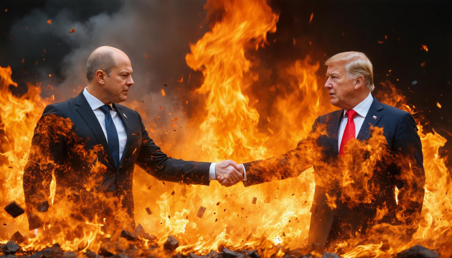 The Fiery Showdown: Scholz vs. Merz Ignite Germany’s Political Arena